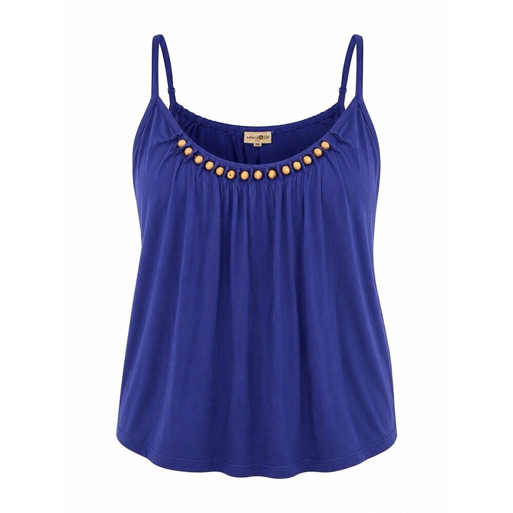 Route 66 Women’s XL Purple Beaded Tank Top Boho Y2K Cottagecore Summer Cami